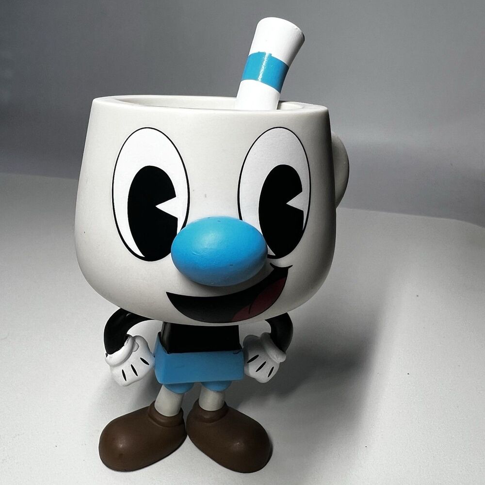 Funko Cuphead Mugman 4" Vinyl Figure 2018 Studio MDHR Loose Action Collectible
